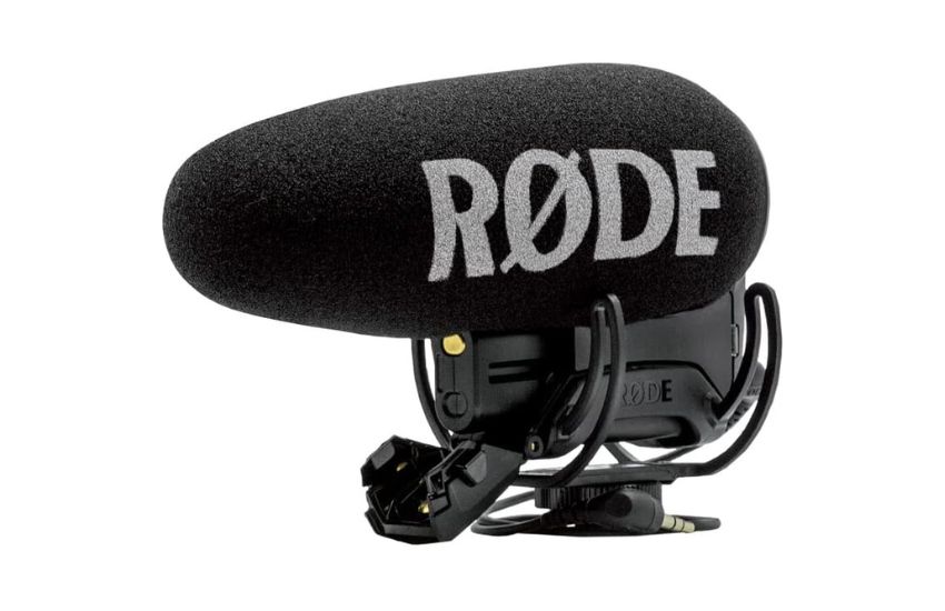 Rode VideoMic Pro+ action camera microphone attachment