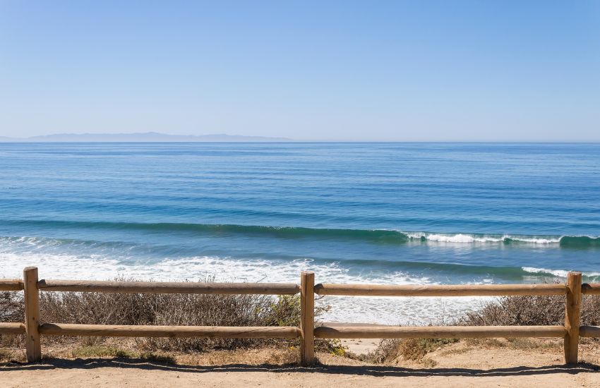 Rincon surfspot in California