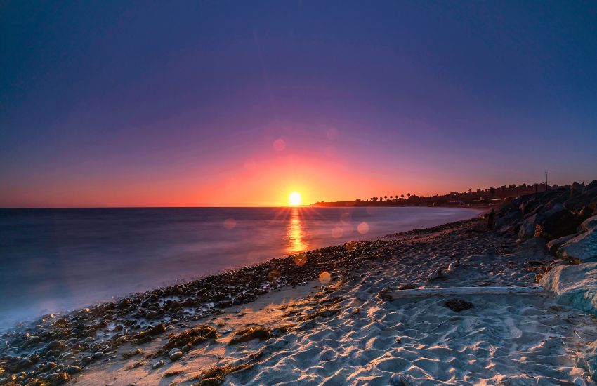 San Onofre State Beach sunset California