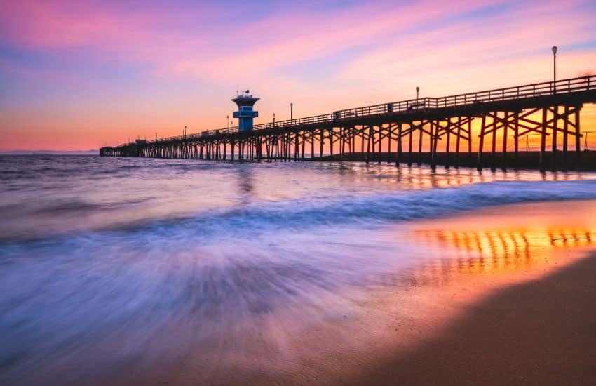 Seal beach municipal pier California