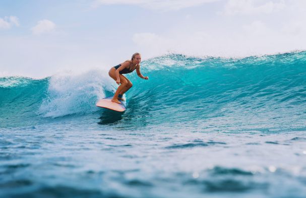 Surfing in Belize