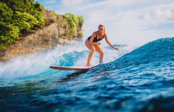 Surfing in Guam