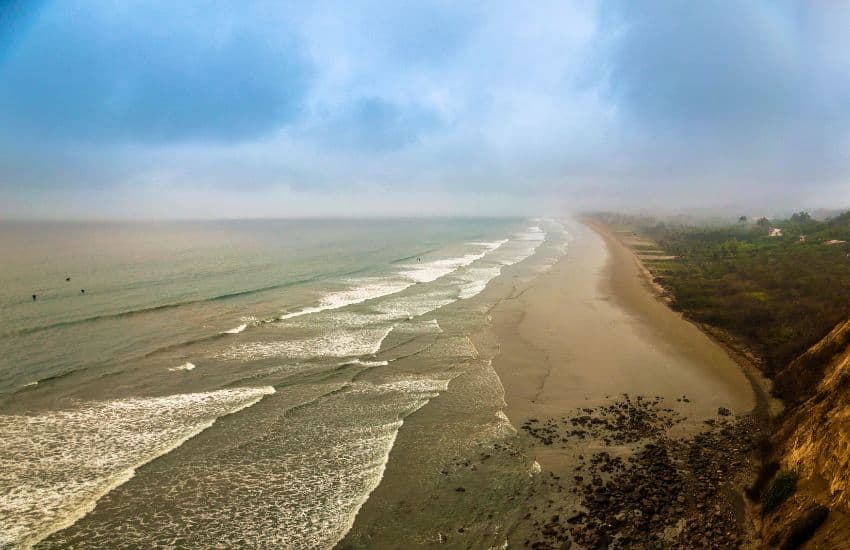 Montañita ecuador surfspot