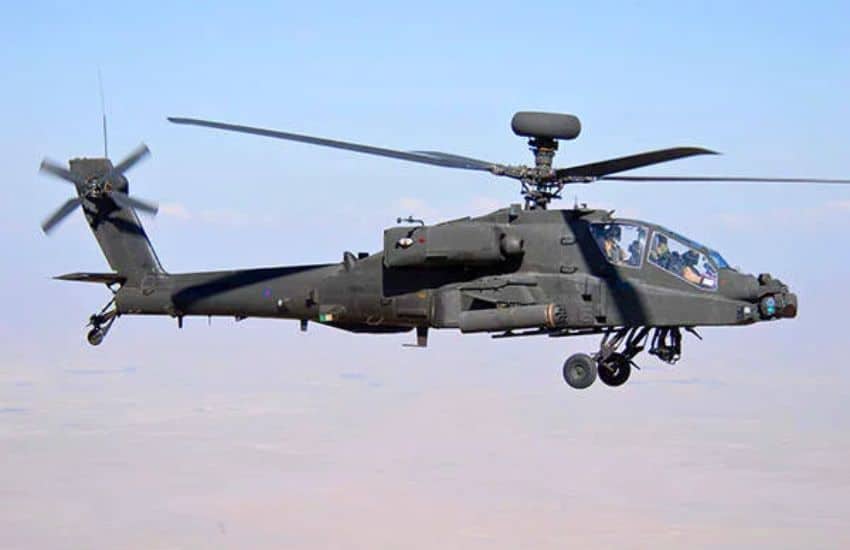 Apache helicopter